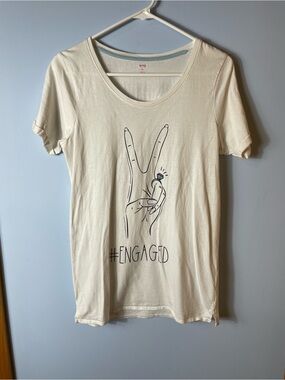 Miss To Mrs Engaged White T Shirt